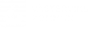 Västerviks kommun logotyp-vit-stansad-vänsterställd